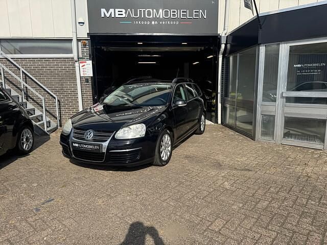 Zwart Gebruikt 2008 VW Golf VI Comfortline Stationwagen | € 1.999 (Duur) - Afbeelding 1/4