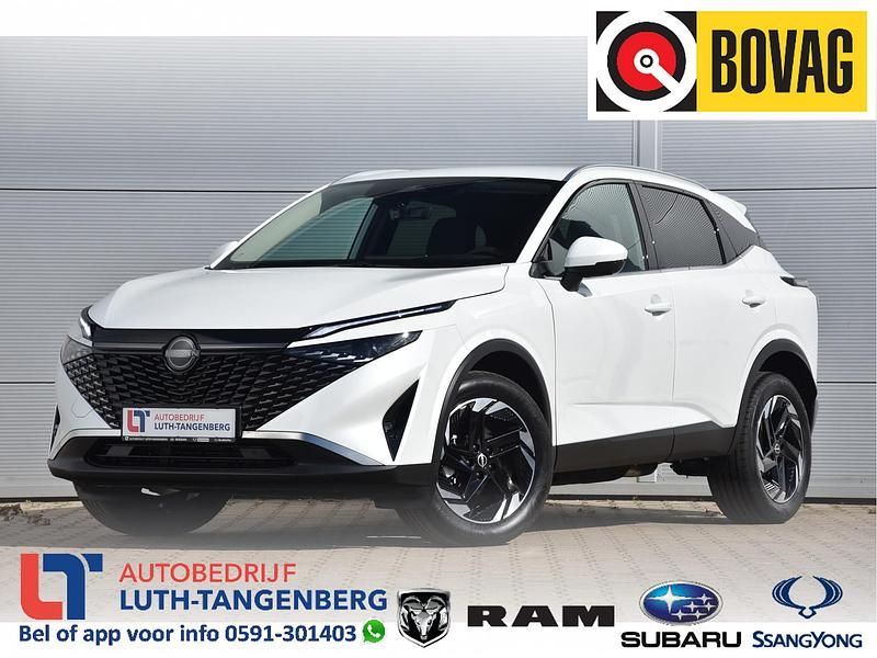 Wit Nieuw 2025 Nissan Qashqai N-Connecta SUV | € 36.950 (Super prijs) - Afbeelding 1/4