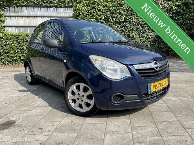 Blauw Gebruikt 2009 Opel Agila Enjoy Hatchback | € 1.699 (Eerlijke prijs) - Afbeelding 1/4
