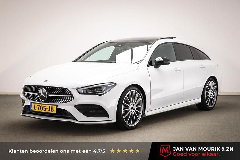 Wit Gebruikt 2020 Mercedes CLA200 Shooting Brake AMG Line Premium Plus Stationwagen | € 29.695 - Afbeelding 1/4