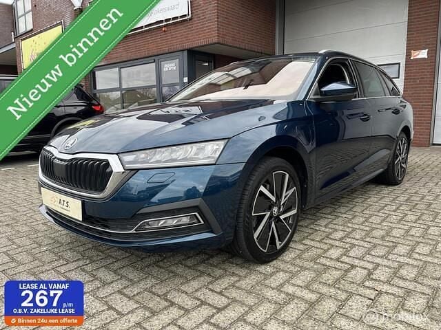 Blauw Gebruikt 2020 Skoda Octavia Stationwagen | € 19.950 (Goede deal) - Afbeelding 1/4