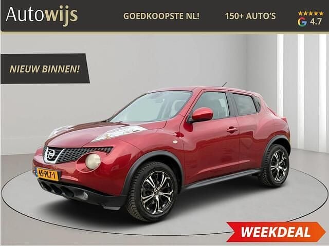 Rood Occasion 2011 Nissan Juke Tekna SUV | € 5.940 (Eerlijke prijs) - Afbeelding 1/4