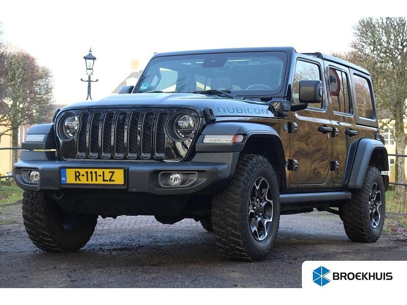 Zwart Occasion 2022 Jeep Wrangler Unlimited Rubicon SUV | € 54.900 - Afbeelding 1/4