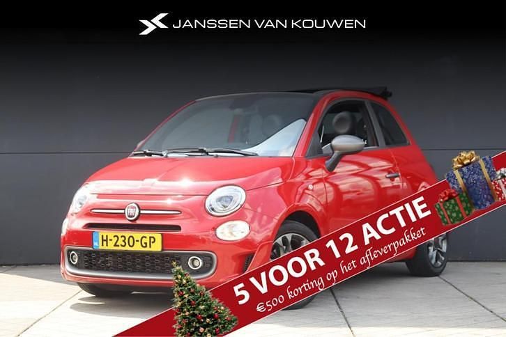 Rood Gebruikt 2019 Fiat 500C Sport Cabriolet | € 12.700 (Iets duurder) - Afbeelding 1/4