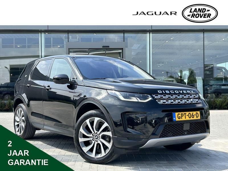 Santorini black (donker zwart metallic)zwart Occasion 2021 Land Rover Discovery Sport SE SUV | € 41.900 (Iets duurder) - Afbeelding 1/4