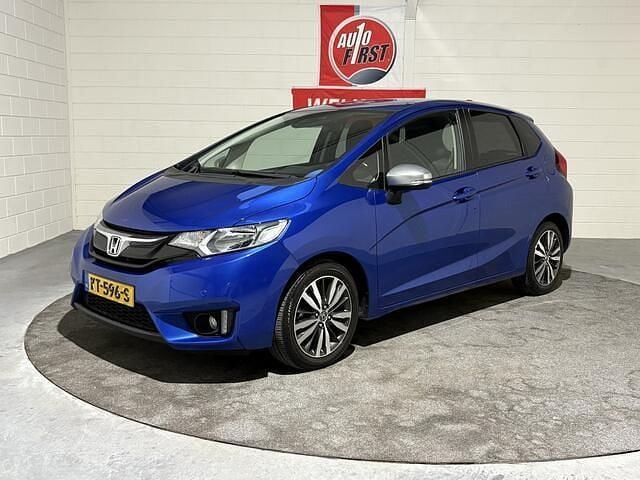 Blauw (metallic) Occasion 2016 Honda Jazz Elegance Hatchback | € 12.950 (Eerlijke prijs) - Afbeelding 1/3