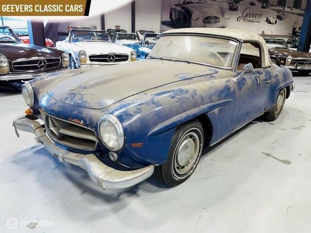 Blauw Gebruikt 1962 Mercedes 190 Cabriolet | € 56.750 - Afbeelding 1/4