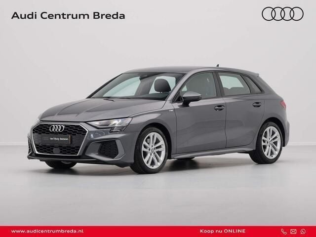Grijs Gebruikt 2020 Audi A3 Sportback S-Line Hatchback | € 23.440 (Super prijs) - Afbeelding 1/4