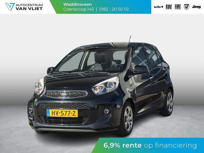 Zwart Occasion 2016 Kia Picanto Hatchback | € 8.585 (Eerlijke prijs) - Afbeelding 1/4