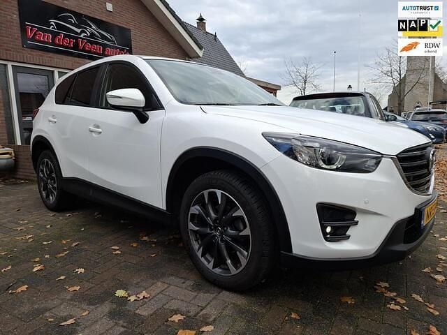 Wit (metallic) Gebruikt 2017 Mazda CX-5 SUV | € 23.999 (Goede deal) - Afbeelding 1/4
