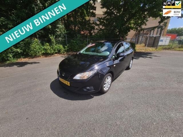 Zwart Gebruikt 2011 Seat Ibiza ST Style Stationwagen | € 2.199 (Super prijs) - Afbeelding 1/3