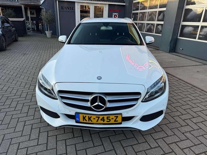 Occasion Mercedes C350e Edition 211 PK (155 kW) 2016 Wit Stationwagen