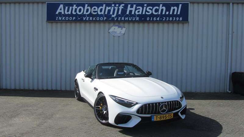 Wit, metallic lak Gebruikt 2022 Mercedes SL63 AMG Cabriolet | € 169.000 (Duur) - Afbeelding 1/4