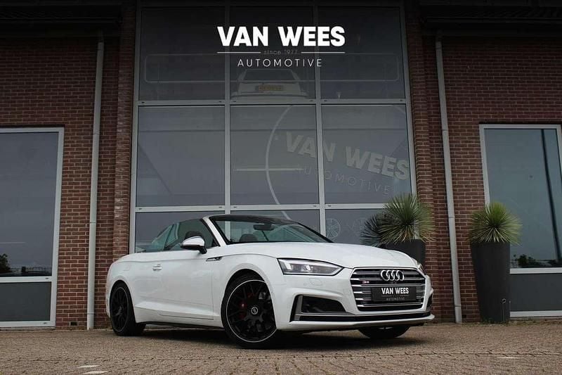 Wit, metallic lak Gebruikt 2017 Audi S5 Cabriolet Comfort Cabriolet | € 37.950 (Eerlijke prijs) - Afbeelding 1/3