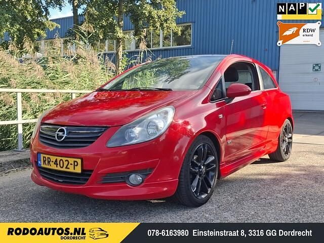 Rood Gebruikt 2010 Opel Corsa Color Edition Stationwagen | € 999 (Super prijs) - Afbeelding 1/4