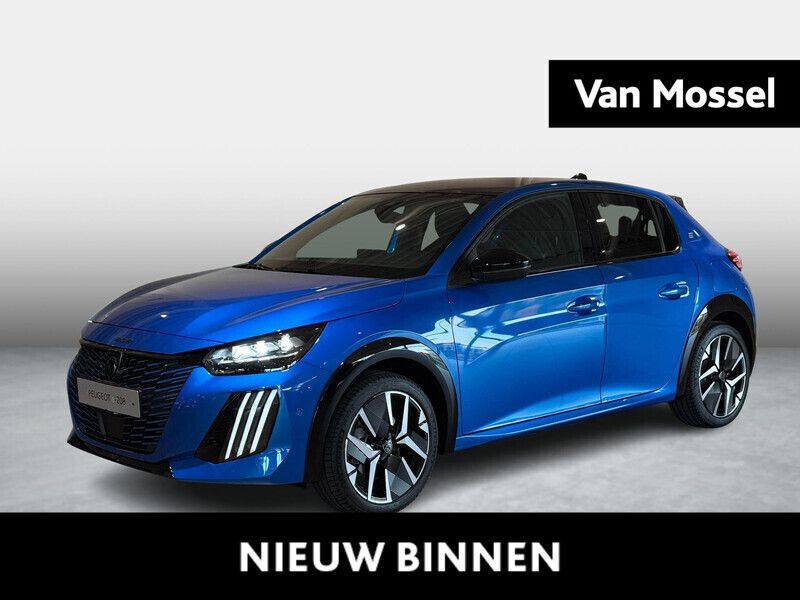 Blauw Nieuw 2024 Peugeot e-208 GTi Hatchback | € 45.240 - Afbeelding 1/4