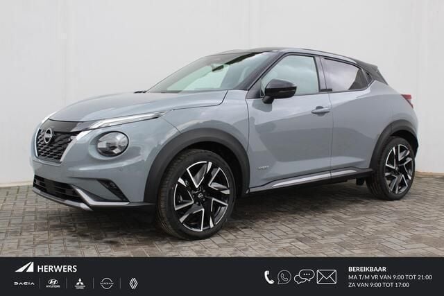 Twotone(ceramic grey/black dak) (donker grij Nieuw 2025 Nissan Juke Pack SUV | € 33.727 (Eerlijke prijs) - Afbeelding 1/4