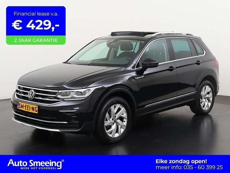 Zwart Gebruikt 2022 VW Tiguan Elegance SUV | € 31.895 (Super prijs) - Afbeelding 1/4
