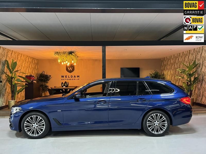 Blauw Gebruikt 2017 BMW 530 Sport Line Stationwagen | € 29.985 (Eerlijke prijs) - Afbeelding 1/4