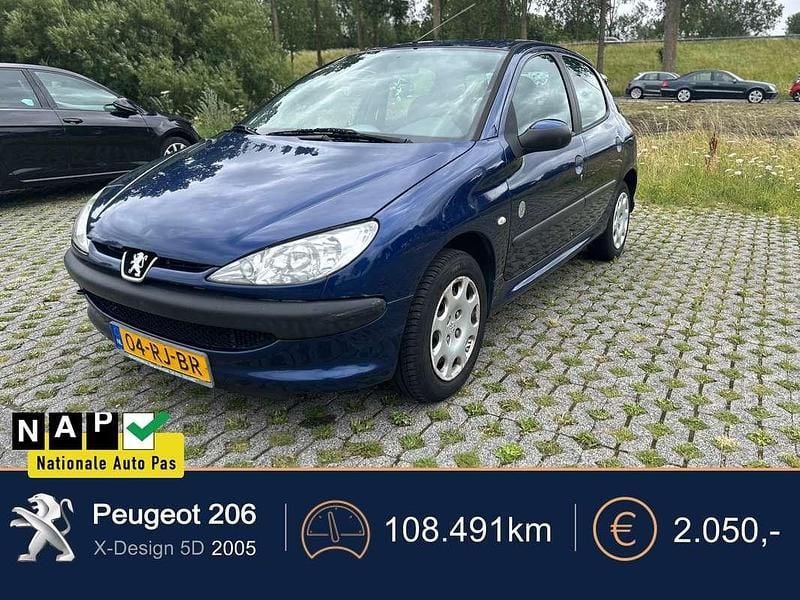 Blauw Gebruikt 2005 Peugeot 206 Hatchback | € 2.050 (Eerlijke prijs) - Afbeelding 1/4