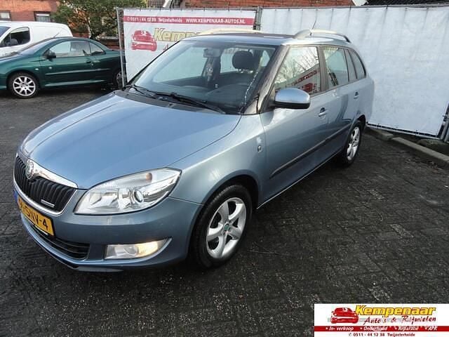 Occasion Skoda Fabia GreenLine 75 PK (55 kW) 2011 Blauw Stationwagen