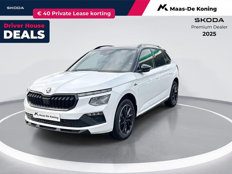 Wit, metallic lak Gebruikt 2024 Skoda Kamiq Monte Carlo SUV | € 34.490 - Afbeelding 1/4