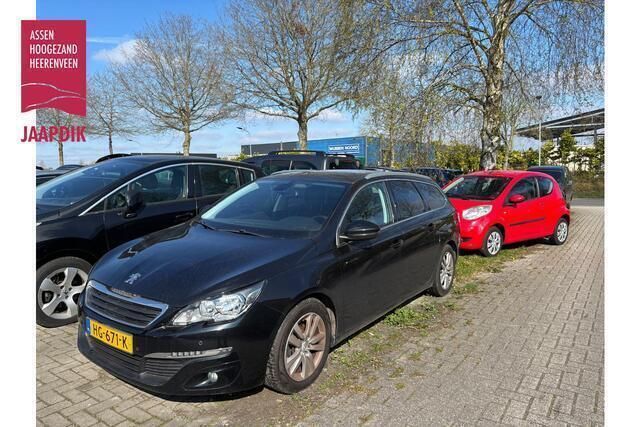 Zwart Gebruikt 2015 Peugeot 308 Stationwagen | € 3.899 (Super prijs) - Afbeelding 1/4