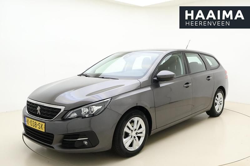Grijs Occasion 2021 Peugeot 308 SW Active Stationwagen | € 13.950 (Super prijs) - Afbeelding 1/4
