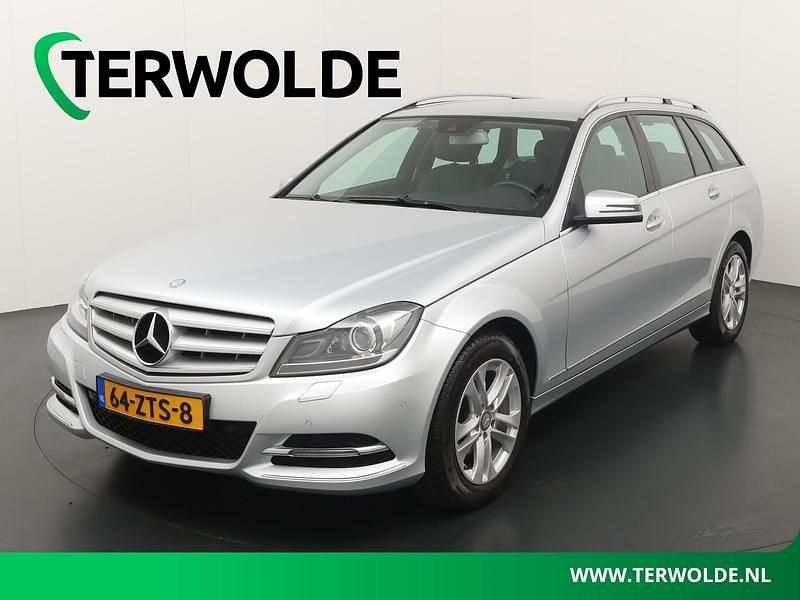 Grijs Gebruikt 2013 Mercedes C180 Avantgarde Stationwagen | € 11.900 (Iets duurder) - Afbeelding 1/4