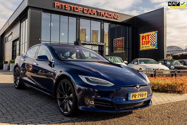 Blauw Gebruikt 2017 Tesla Model S Sedan | € 27.950 (Duur) - Afbeelding 1/3