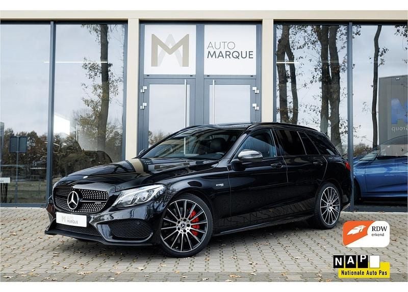 Zwart (metallic) Occasion 2017 Mercedes C43 AMG AMG Stationwagen | € 30.900 (Super prijs) - Afbeelding 1/4