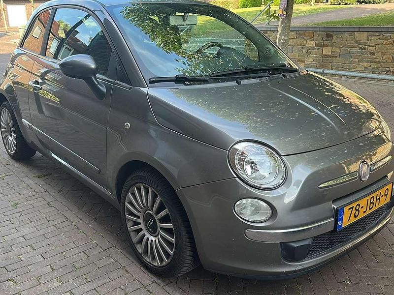 Grijs Gebruikt 2009 Fiat 500 Sport Hatchback | € 5.250 (Eerlijke prijs) - Afbeelding 1/4