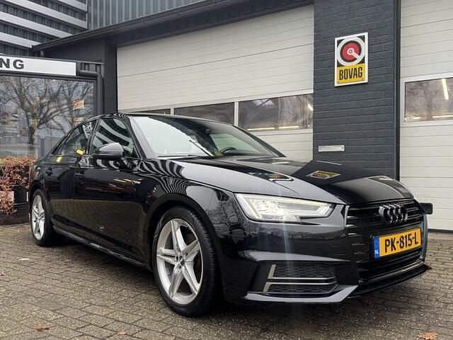 Zwart Occasion 2017 Audi A4 S-Line Sedan | € 18.950 (Iets duurder) - Afbeelding 1/4