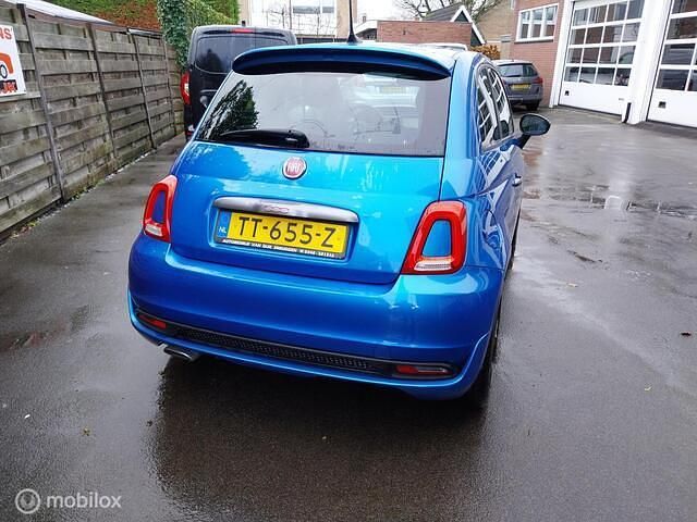 Occasion Fiat 500 69 PK (50 kW) 2018 Blauw (metallic) Hatchback