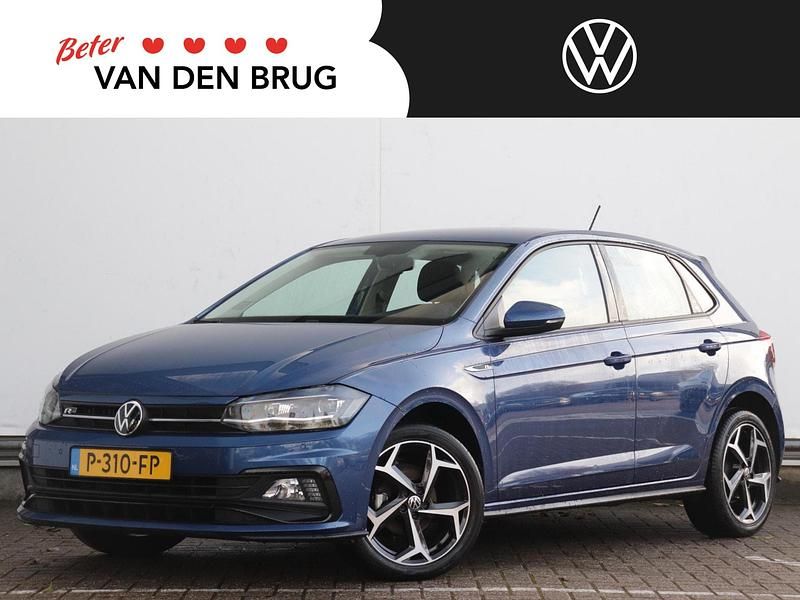 Blauw Occasion 2021 VW Polo R-line Hatchback | € 17.900 (Eerlijke prijs) - Afbeelding 1/3