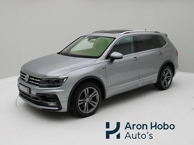 Zilver (metallic) Occasion 2021 VW Tiguan Allspace R-line SUV | € 29.950 (Super prijs) - Afbeelding 1/4