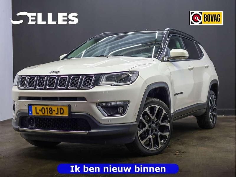 Wit Gebruikt 2018 Jeep Compass Limited SUV | € 18.495 (Eerlijke prijs) - Afbeelding 1/3