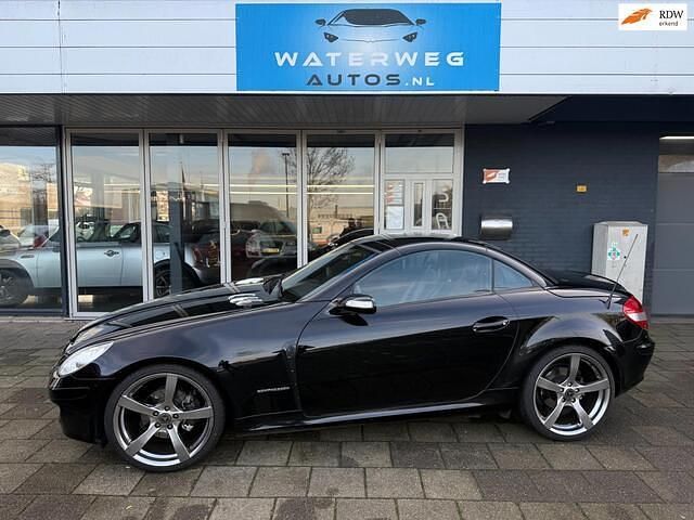 Zwart Gebruikt 2004 Mercedes SLK200 Cabriolet | € 8.450 (Eerlijke prijs) - Afbeelding 1/4