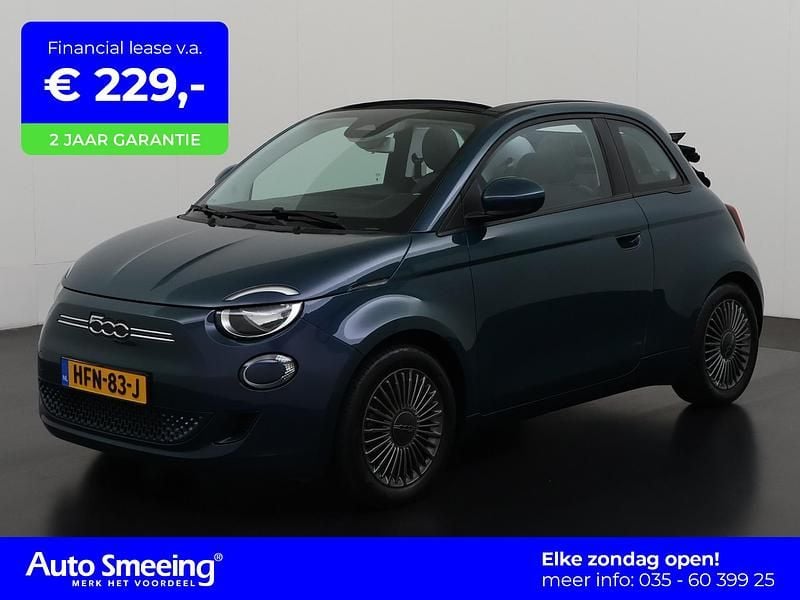 Blauw, metallic lak Gebruikt 2022 Fiat 500C Comfort Cabriolet | € 18.695 (Goede deal) - Afbeelding 1/4