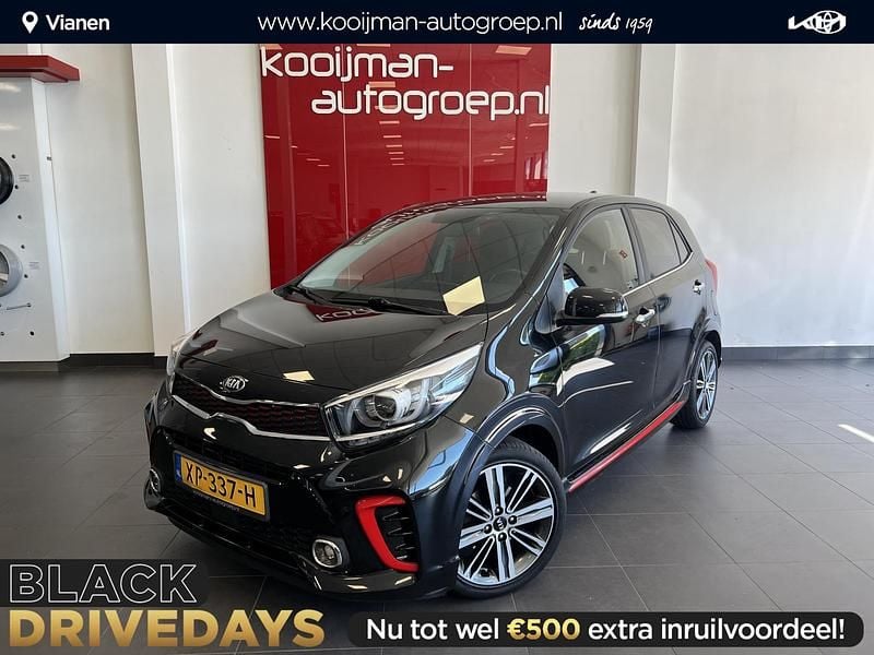 (abp) aurora black pearl m Gebruikt 2019 Kia Picanto GT-Line Hatchback | € 10.950 (Eerlijke prijs) - Afbeelding 1/4