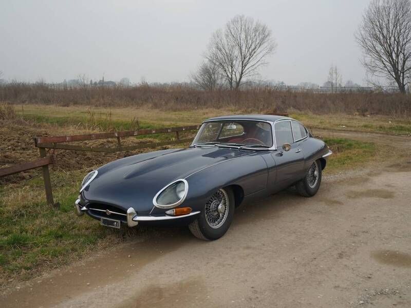 Occasion Jaguar E-Type 269 PK (197 kW) 1962 Blauwopalescent dark blue Coupé