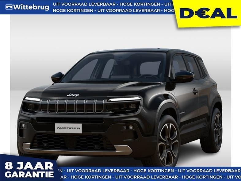 Zwart Nieuw 2025 Jeep Avenger Summit SUV | € 37.333 (Eerlijke prijs) - Afbeelding 1/4