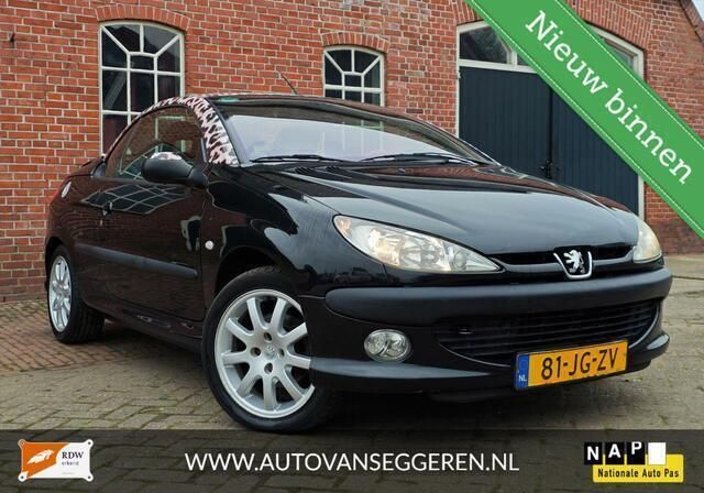 Occasion Peugeot 206 CC 136 PK (100 kW) 2002 Zwart Cabriolet