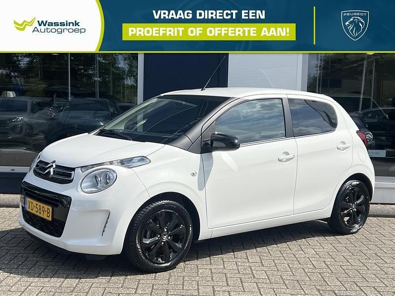 Wit Gebruikt 2018 Citroën C1 Shine Hatchback | € 10.385 (Eerlijke prijs) - Afbeelding 1/4