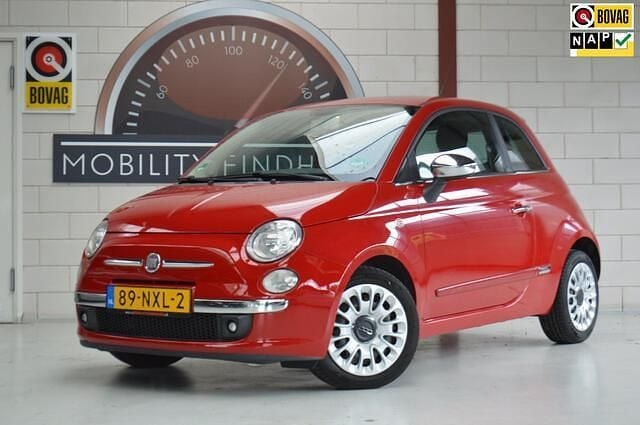 Rood Gebruikt 2010 Fiat 500 Sport Hatchback | € 3.380 (Eerlijke prijs) - Afbeelding 1/4