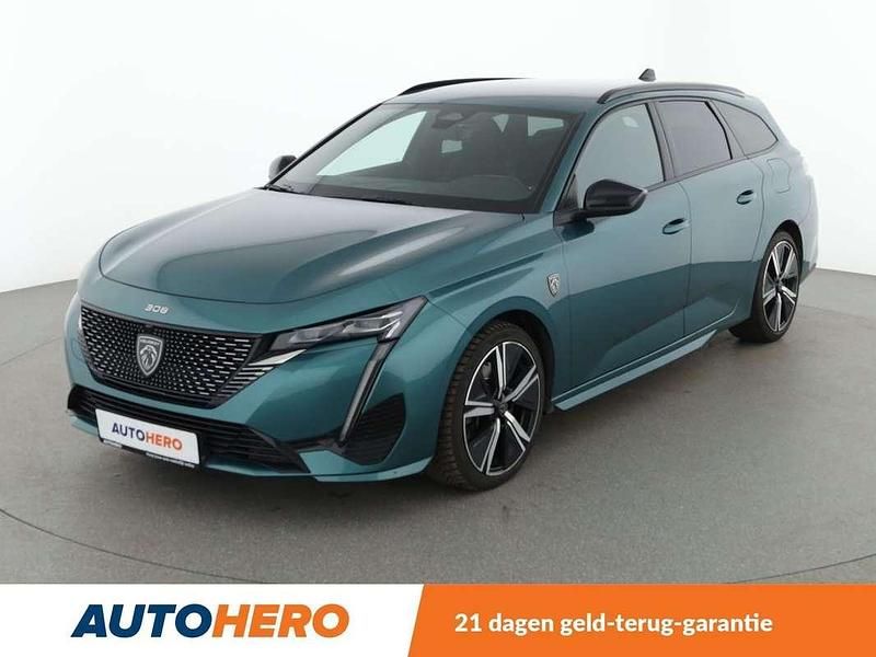 Groen Occasion 2022 Peugeot 308 GT Stationwagen | € 19.149 (Eerlijke prijs) - Afbeelding 1/3