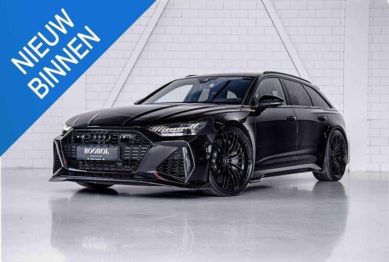 Zwart Gebruikt 2023 Audi RS6 Design Stationwagen | € 189.900 - Afbeelding 1/4