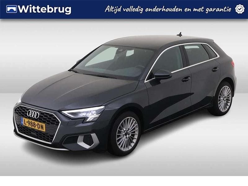 Grijs Gebruikt 2021 Audi A3 Sportback e-tron Business Sedan | € 25.950 (Eerlijke prijs) - Afbeelding 1/2