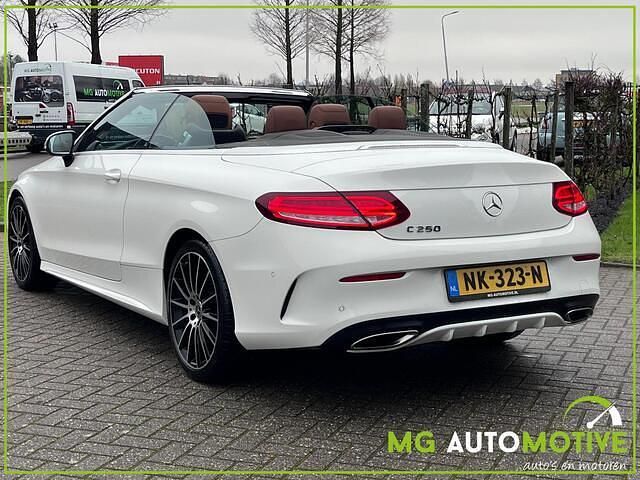 Occasion Mercedes C250 Prestige 211 PK (155 kW) 2017 Wit Cabriolet