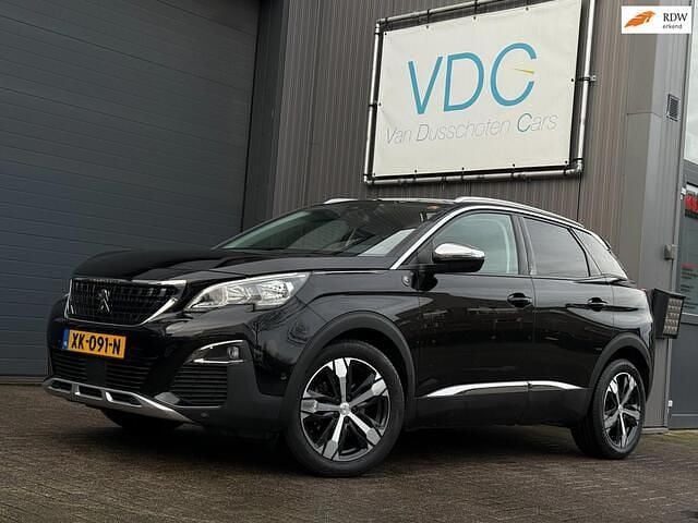 Zwart Gebruikt 2018 Peugeot 3008 Allure SUV | € 14.900 (Eerlijke prijs) - Afbeelding 1/4